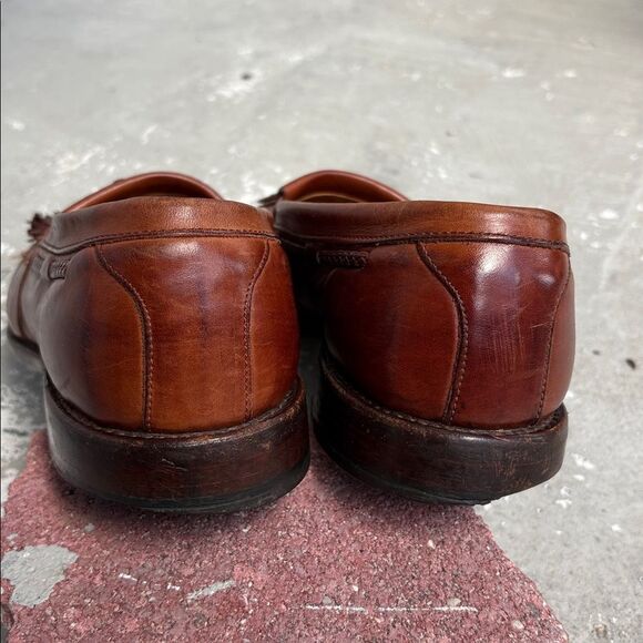 Allen Edmonds leather woven tasseled loafers main image 3